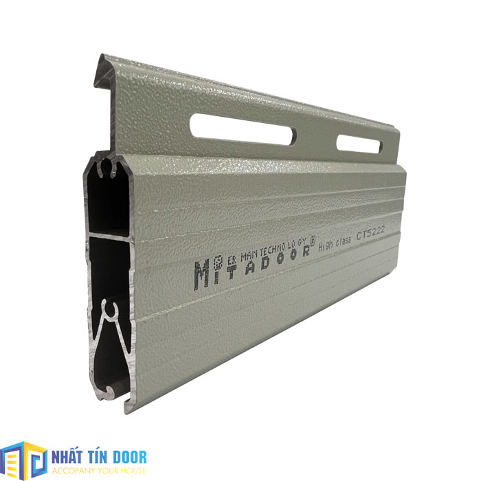 Cửa cuốn Đức Mitadoor CT5222 High Class nhôm khe thoáng