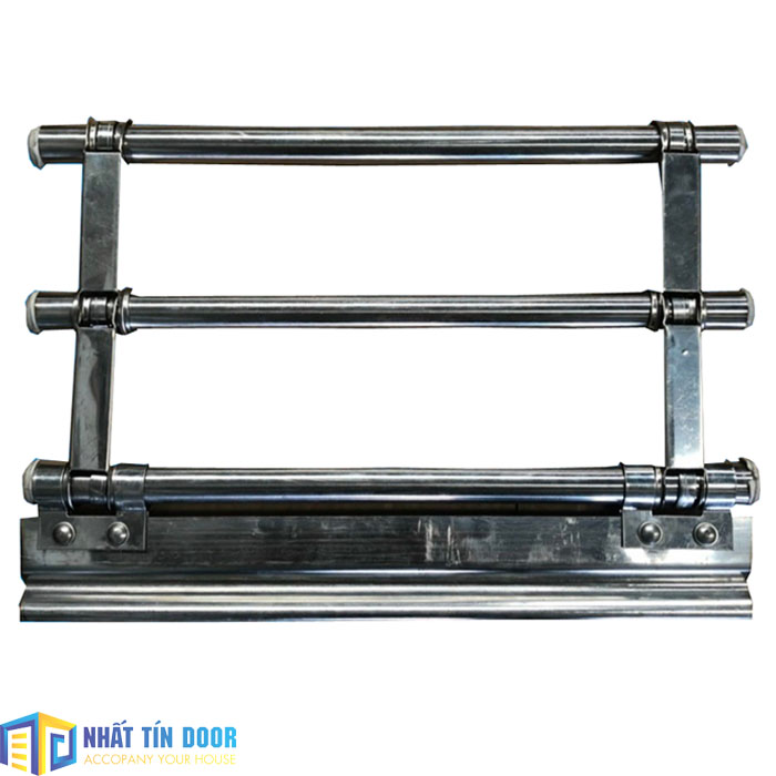 Cửa cuốn song ngang inox 304 thanh tròn phi 19 dày 1mm